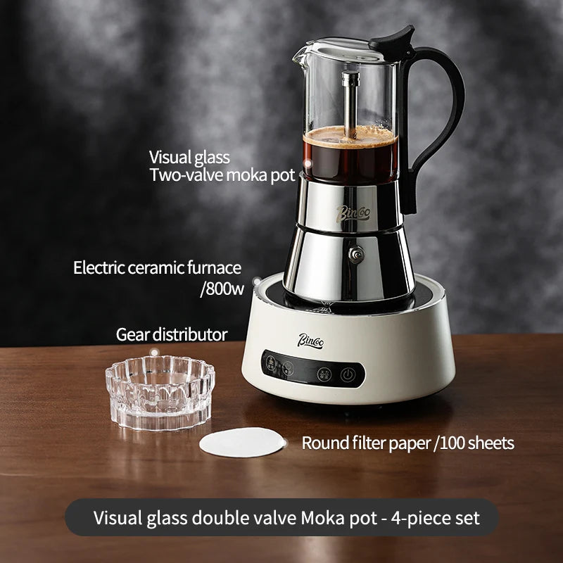 Double-Valve Moka Pot