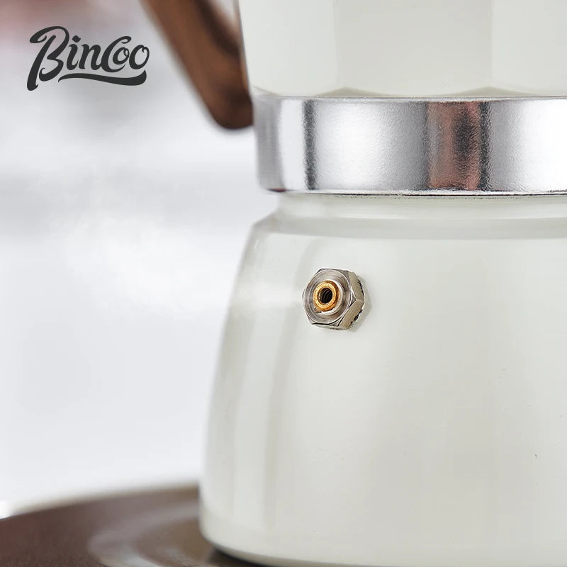 Bincoo Coffee Moka Pot Aluminum 300ml Mocha Pot Classic Italian Espresso Pot Kitchen Home Barista Coffee Machine Accessories