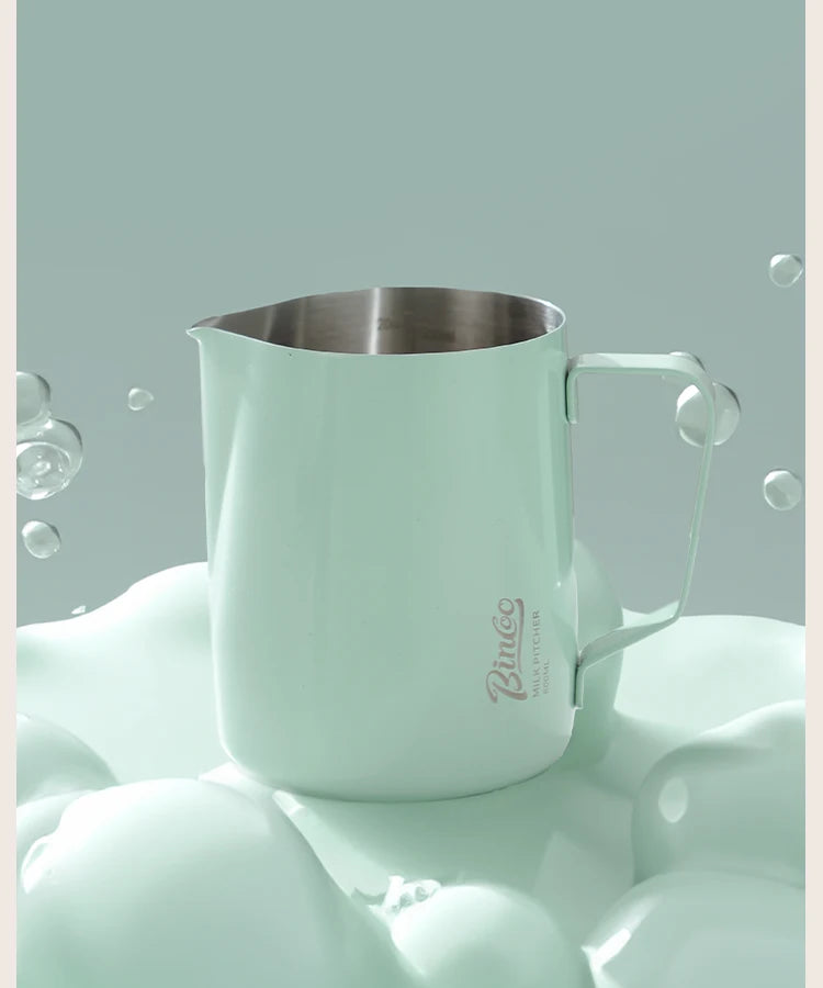350/600ML Coffee Milk Frothing Pitcher Jug 304 Stainless Steel Precise Scale High Quality Latte Barista Professional CafeUtensil