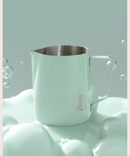 350/600ML Coffee Milk Frothing Pitcher Jug 304 Stainless Steel Precise Scale High Quality Latte Barista Professional CafeUtensil