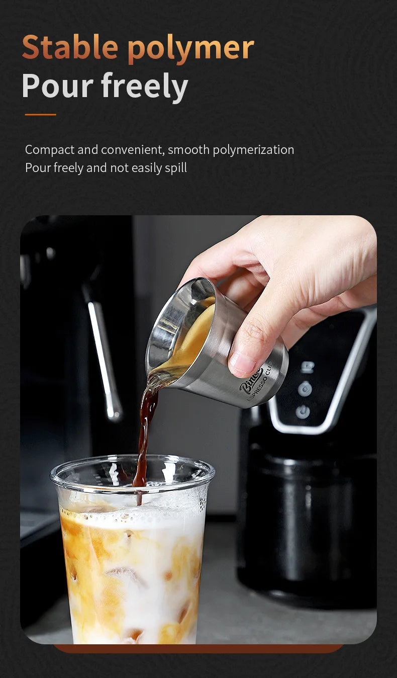 Bincoo 304 Stainless Steel Espresso Mugs 80ML Coffee Cups Insulated Double Wall Heat-insulating Safe Small Capacity Drink Cups