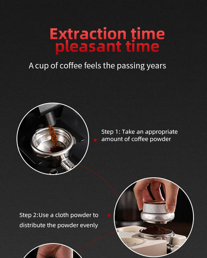 Bincoo Coffee Tamper Station Coffee Distributor Storage Base For 51/58mm 30lb Constant Pressure Espresso Tamper Set Barista Tool