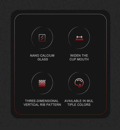 BINCOO 160ml Glass Coffee Cup Drinking Glasses for Espresso Cappuccino Latte Mug Juice Cocktails Home Kitchen Barista Glassware