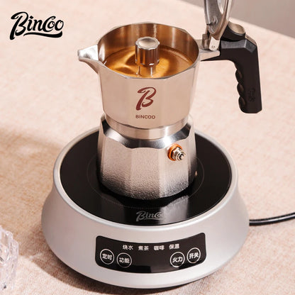 Bincoo Three Valve 316 Stainless Steel Mocha Pot Pressure Concentrating Extraction Coffee Pot Home Professional Barista Kit