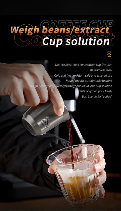 Bincoo 304 Stainless Steel Espresso Mugs 80ML Coffee Cups Insulated Double Wall Heat-insulating Safe Small Capacity Drink Cups