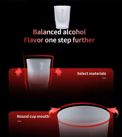 BINCOO Espresso Glass Measuring Cup 50ML Clear Shot Glasses Coffee Mugs Set Espresso Measuring Cup Tools Milk Frothing Pitcher