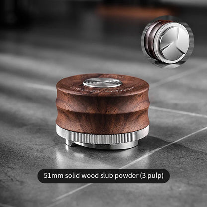 BINCOO 51/58mm 30Ib Constant Pressure Coffee Tamper & Distributor with Tamping Base Espresso Tamper Set Home Barista Accessories