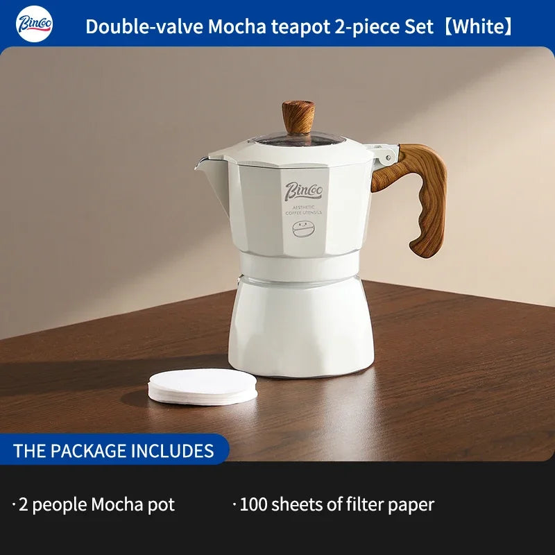 Double-Valve Moka Set