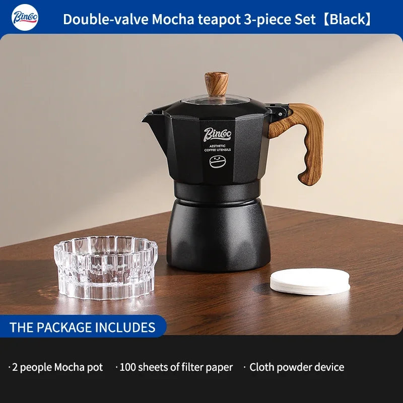 Double-Valve Moka Set