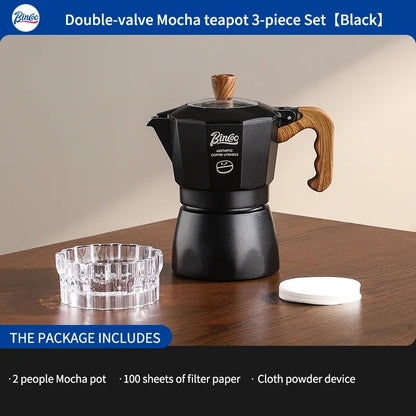 Double-Valve Moka Set