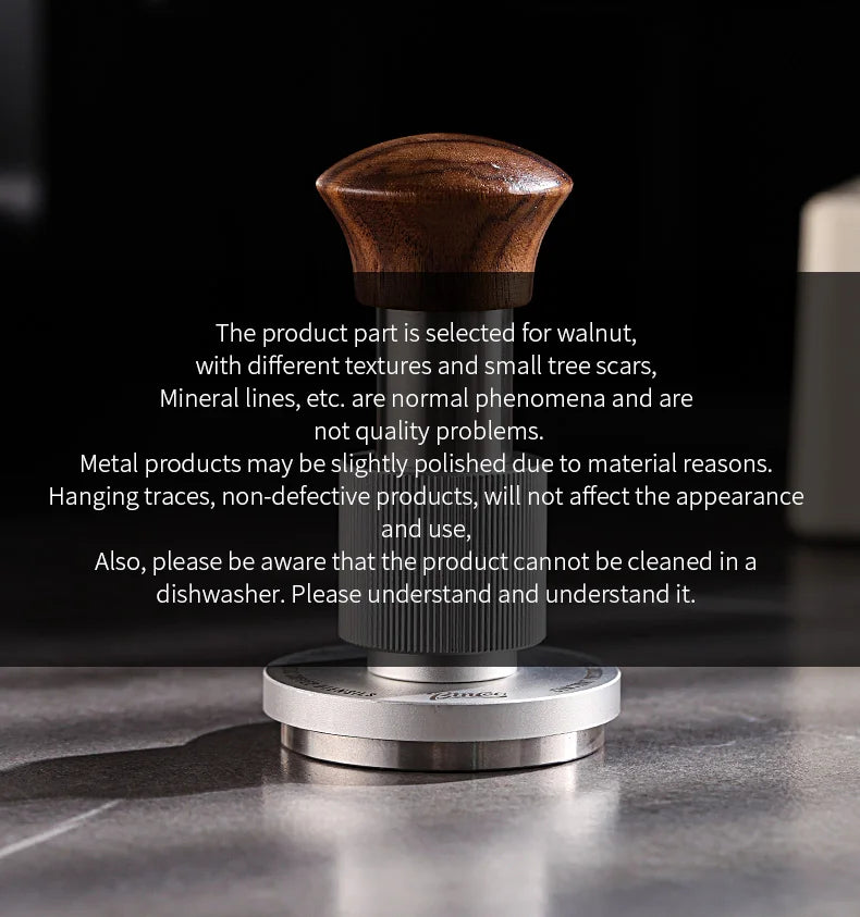 Bincoo Coffee Tamper Station Coffee Distributor Storage Base For 51/58mm 30lb Constant Pressure Espresso Tamper Set Barista Tool