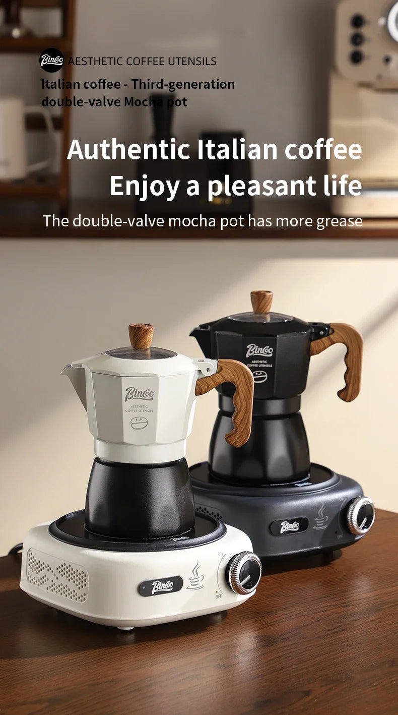 Double-Valve Moka Set