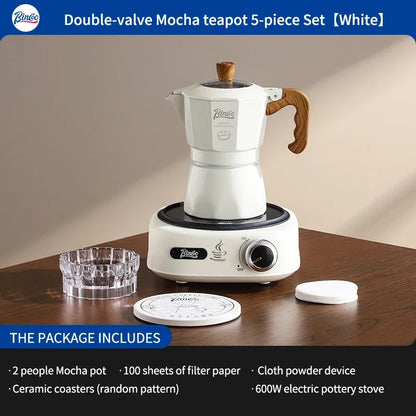 Double-Valve Moka Set