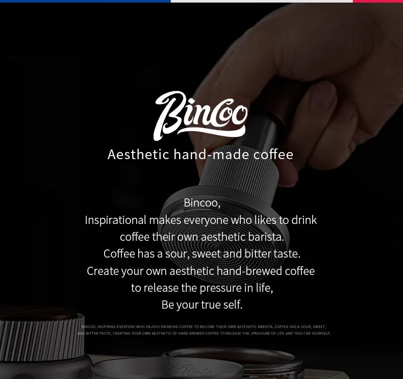 Bincoo Coffee Tamper Station Coffee Distributor Storage Base For 51/58mm 30lb Constant Pressure Espresso Tamper Set Barista Tool