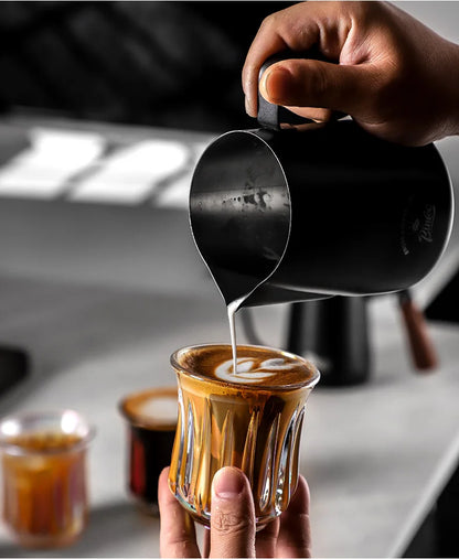 BINCOO 160ml Glass Coffee Cup Drinking Glasses for Espresso Cappuccino Latte Mug Juice Cocktails Home Kitchen Barista Glassware