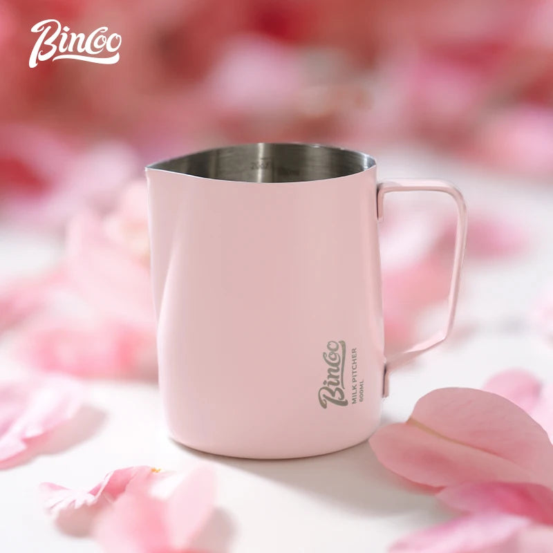 350/600ML Coffee Milk Frothing Pitcher Jug 304 Stainless Steel Precise Scale High Quality Latte Barista Professional CafeUtensil