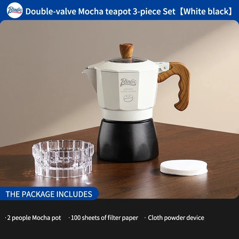 Double-Valve Moka Set