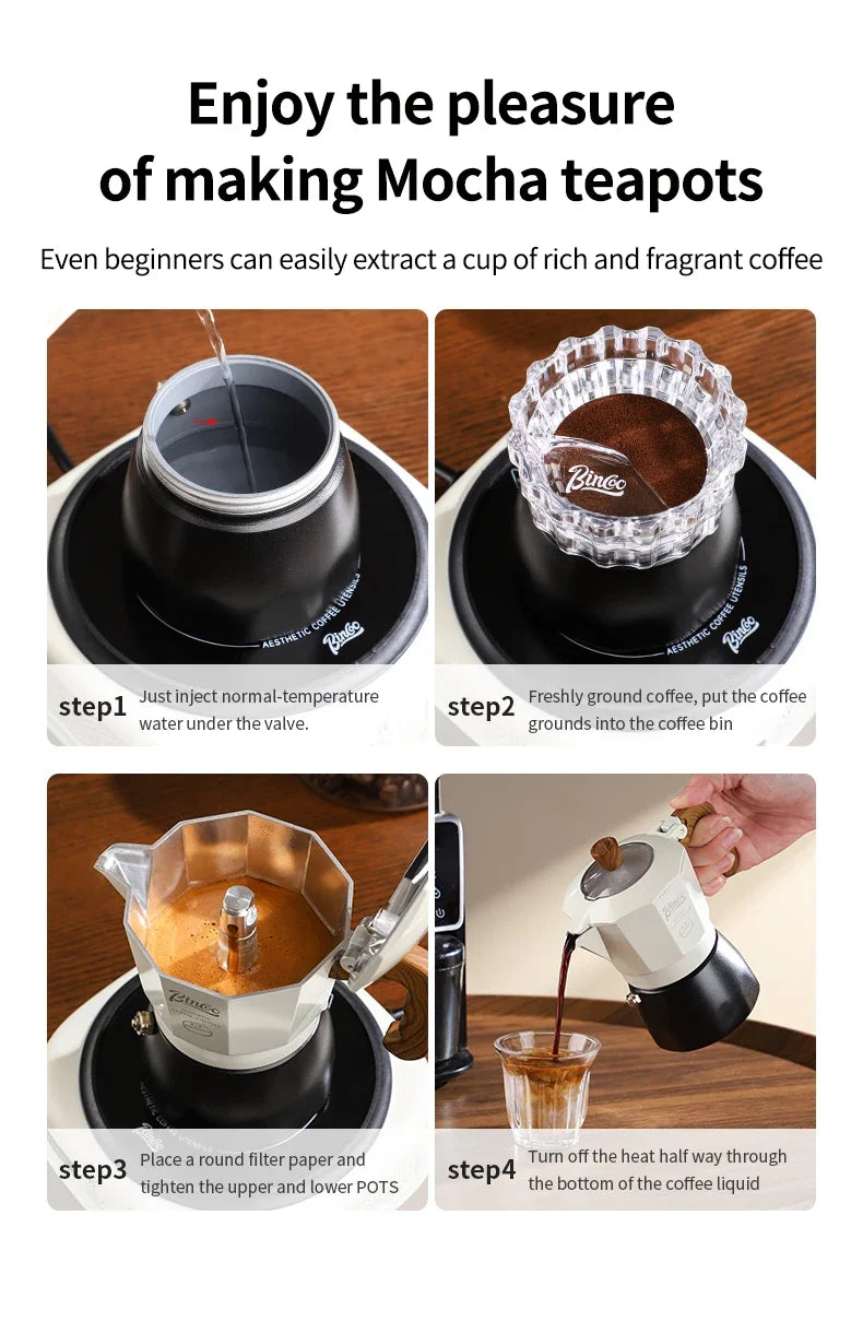Double-Valve Moka Set