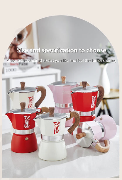 Bincoo Coffee Moka Pot Aluminum 300ml Mocha Pot Classic Italian Espresso Pot Kitchen Home Barista Coffee Machine Accessories