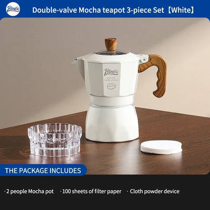 Double-Valve Moka Set
