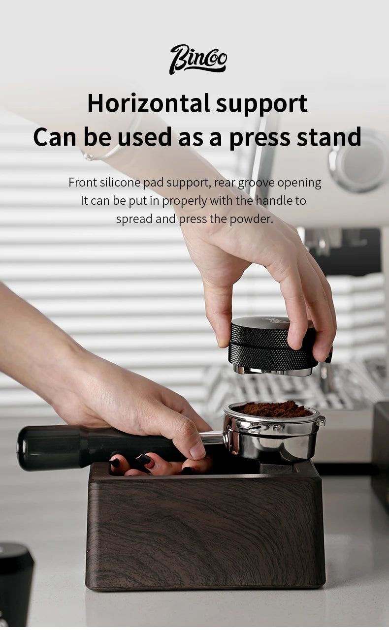 Bincoo Coffee Knock Box for Espresso Machines, Commercial Barista Pucks Disposal Bin with Handle, Home/Cafe Countertop Use