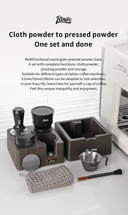 Bincoo Coffee Knock Box for Espresso Machines, Commercial Barista Pucks Disposal Bin with Handle, Home/Cafe Countertop Use