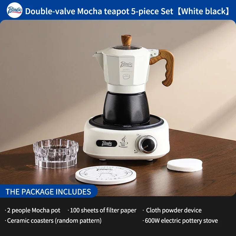 Double-Valve Moka Set