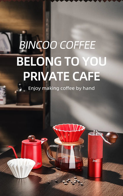 BINCOO 350ml/600ml Coffee Filter Cup Hand Brew Coffee Pot Coffee Sharing Pot Reusable Funnel Dripper Filter Coffee Utensils Set
