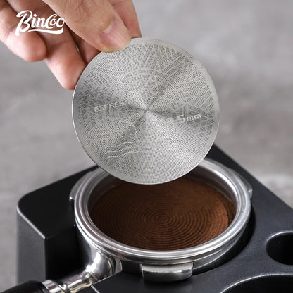 Secondary water distribution network Italian coffee handle, sintered plate, stainless steel extraction filter, three-layer 51/58