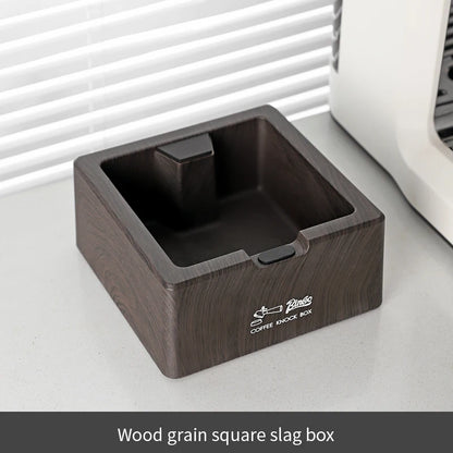 Bincoo Coffee Knock Box for Espresso Machines, Commercial Barista Pucks Disposal Bin with Handle, Home/Cafe Countertop Use
