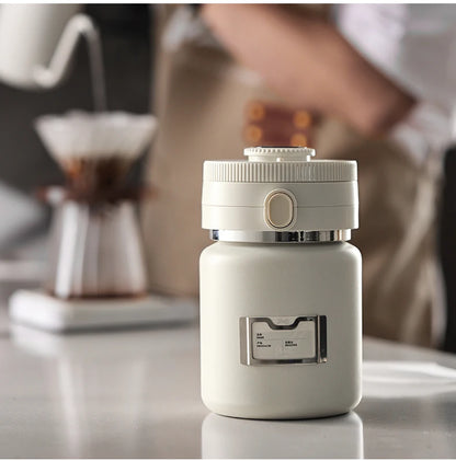 Bincoo Coffee Bean Vacuum Sealed Tank Stainless Steel Grain Tea Nut Keep Fresh Storage Jars Kitchen Airtight Sealed Cans 1000ML