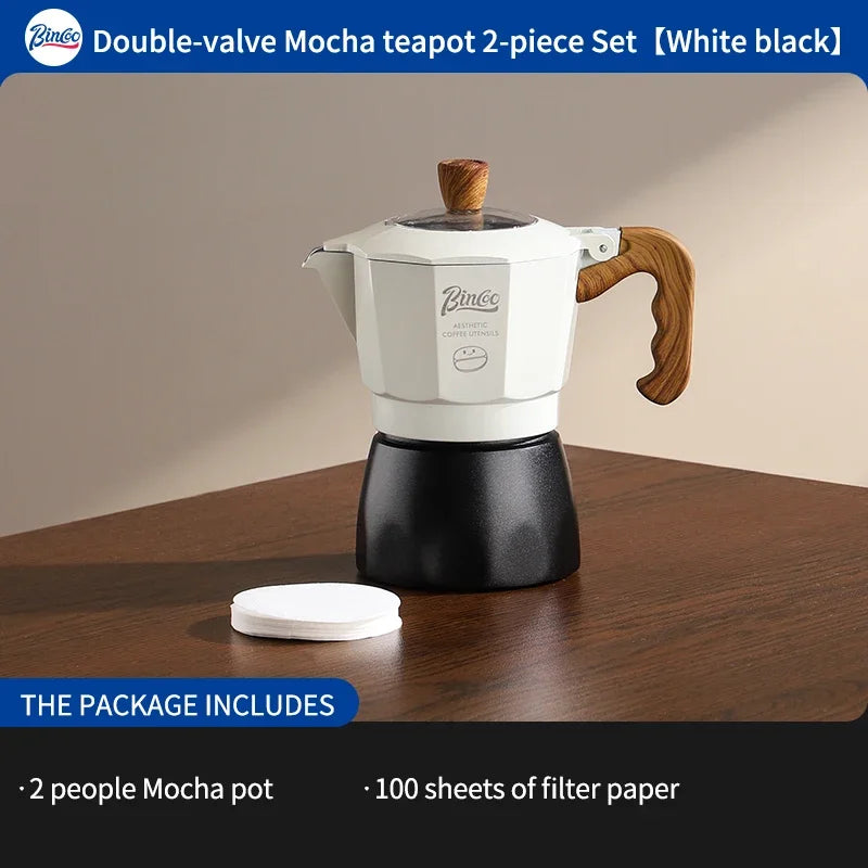 Double-Valve Moka Set