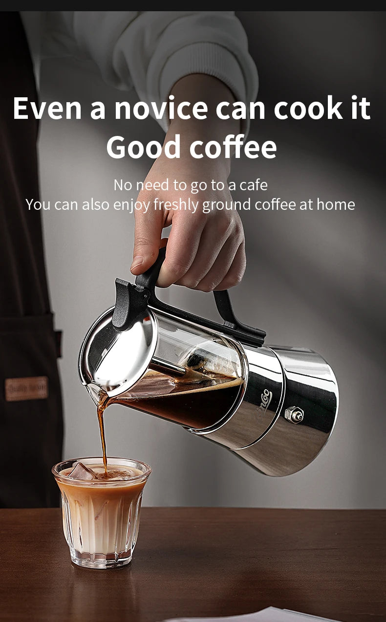Double-Valve Moka Pot