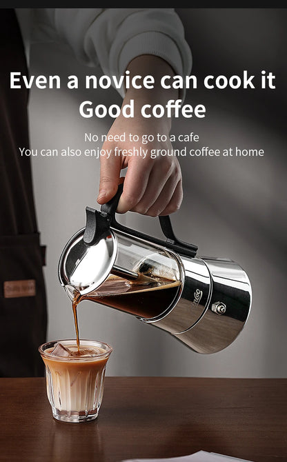 Double-Valve Moka Pot
