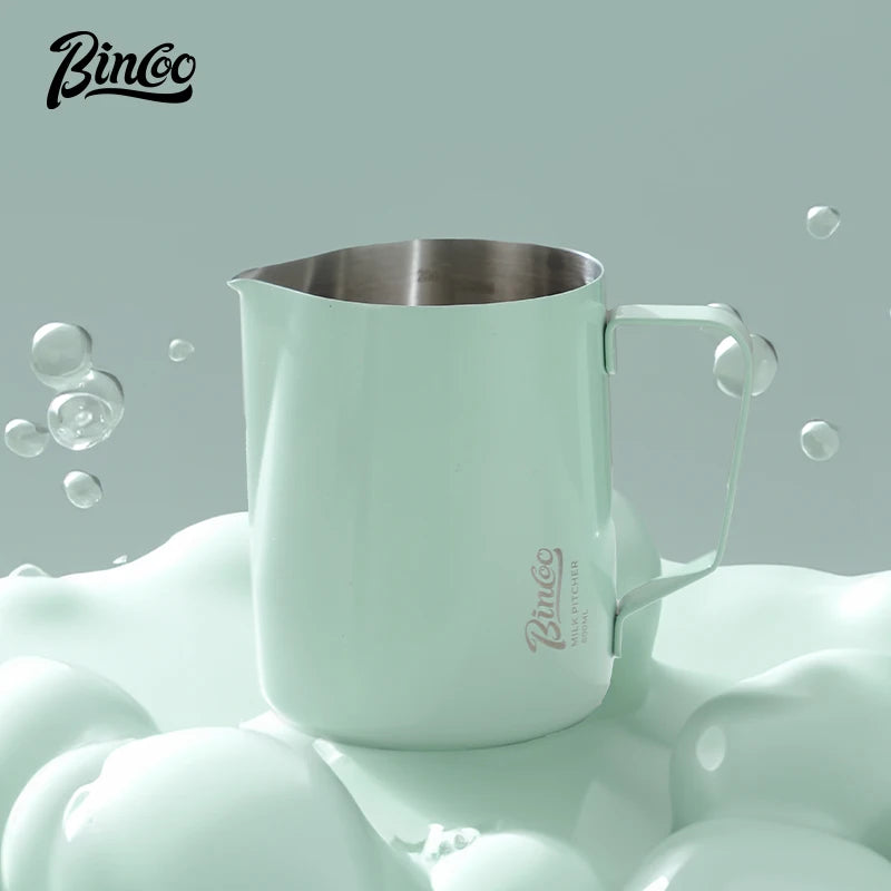 350/600ML Coffee Milk Frothing Pitcher Jug 304 Stainless Steel Precise Scale High Quality Latte Barista Professional CafeUtensil