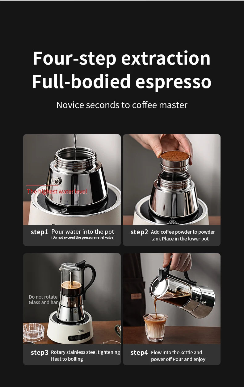 Double-Valve Moka Pot