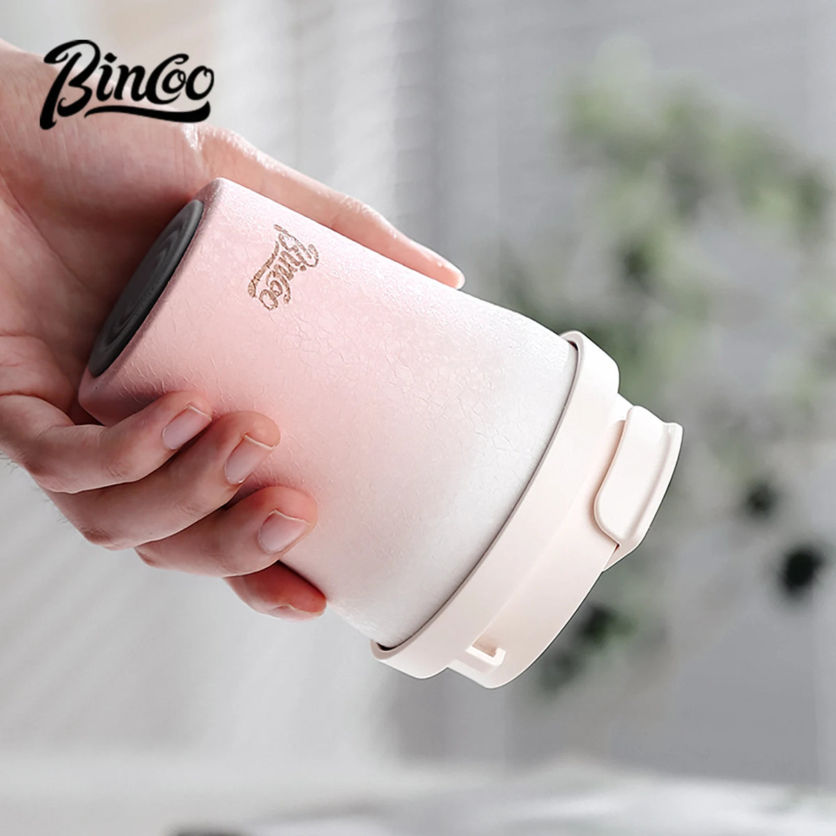 Coffee Insulated Cup 280ML Outdoor Portable Ice Cup Travel Coffee Mug Spill Proof With Lid Car Direct Drinking Thermos Cup