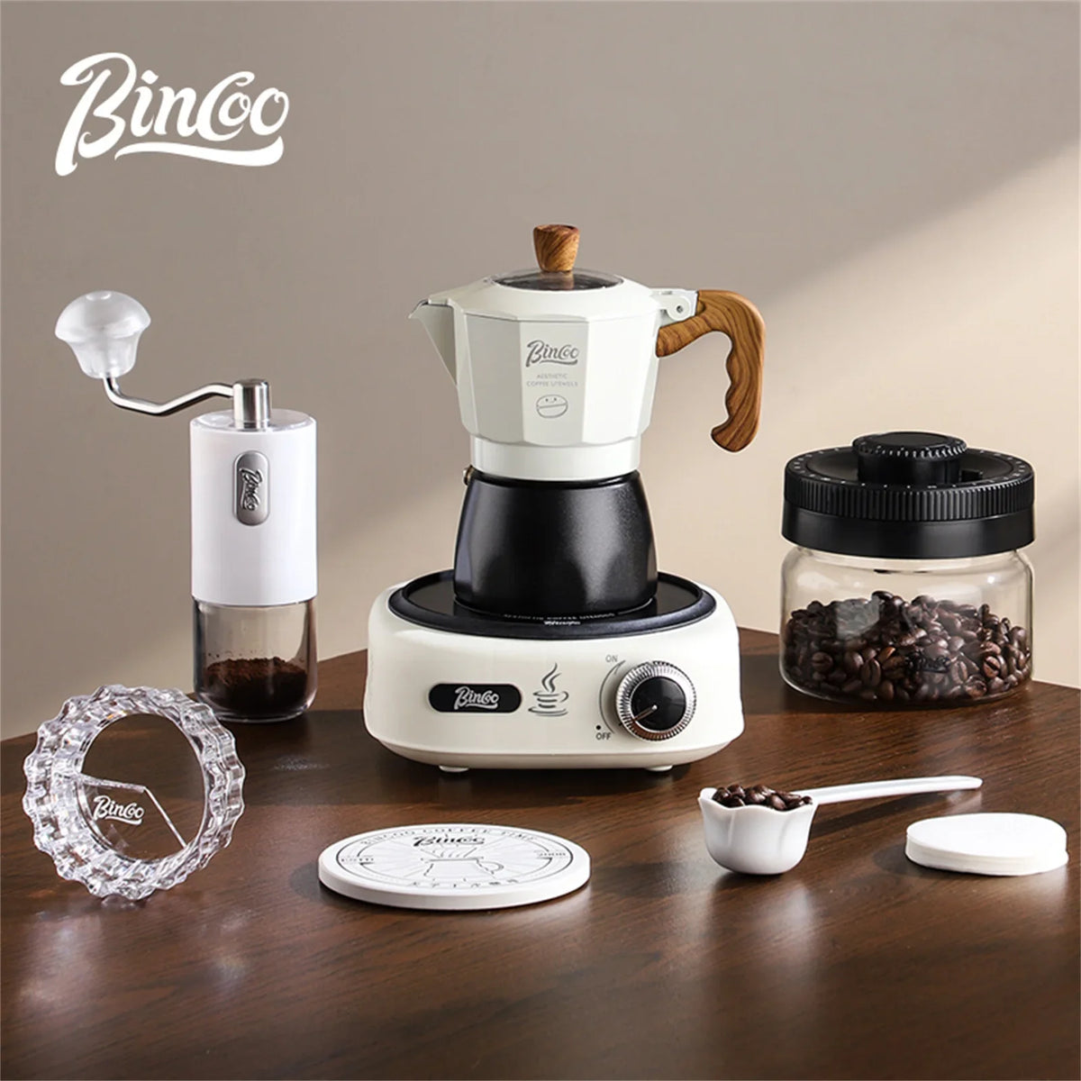 Double-Valve Moka Set