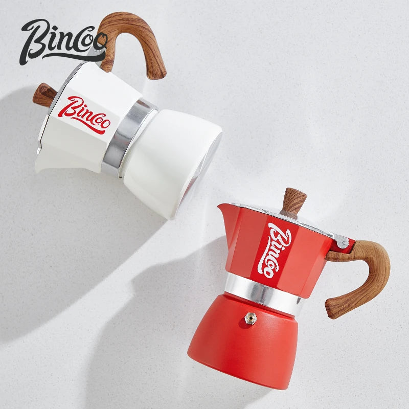 Bincoo Coffee Moka Pot Aluminum 300ml Mocha Pot Classic Italian Espresso Pot Kitchen Home Barista Coffee Machine Accessories