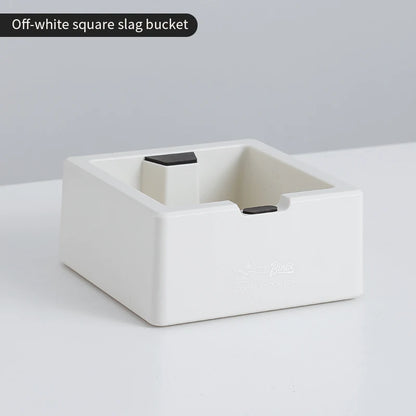 Bincoo ABS Coffee Knock Box, Square Anti-Slip Design with Silicone Base for Espresso Grounds, Home & Cafe Use