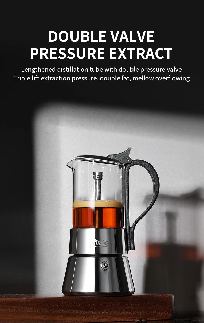 Double-Valve Moka Pot