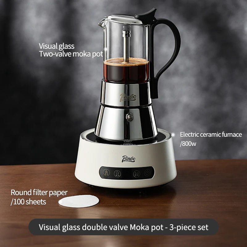 Double-Valve Moka Pot