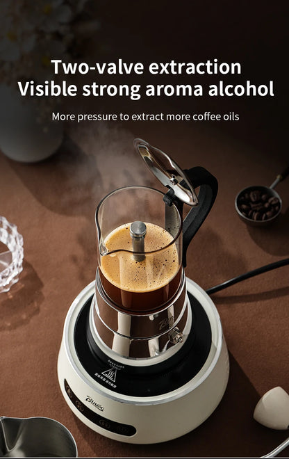 Double-Valve Moka Pot