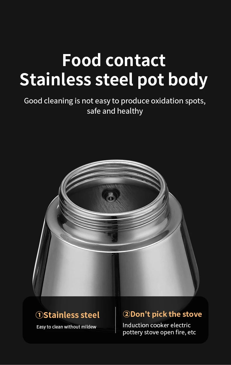 Double-Valve Moka Pot