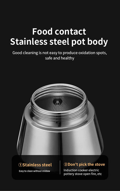 Double-Valve Moka Pot