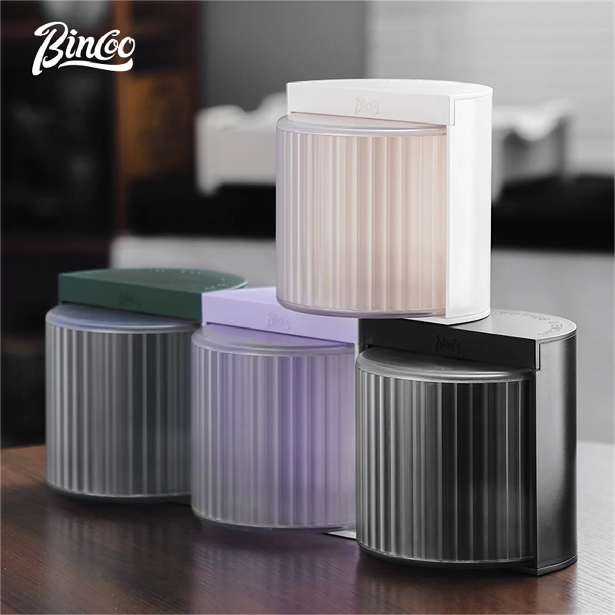BINCOO Coffee Filter Paper Storage Box Rack Cake Filter Paper Holder Mocha Pot Filter Paper Dust-proof Storage Box Barista Tools