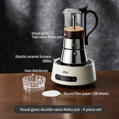 Double-Valve Moka Pot