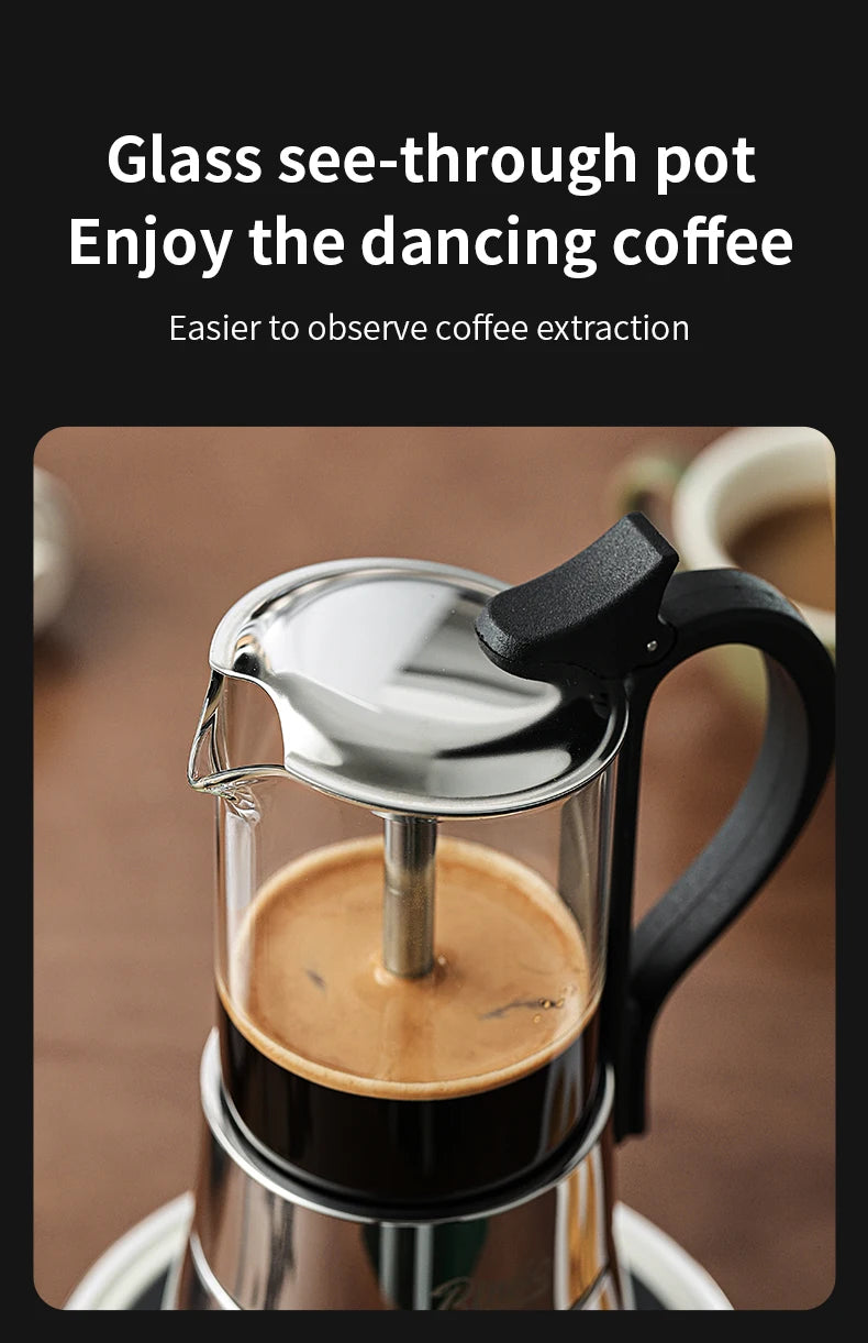 Double-Valve Moka Pot