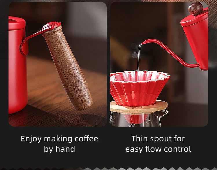 BINCOO 350ml/600ml Coffee Filter Cup Hand Brew Coffee Pot Coffee Sharing Pot Reusable Funnel Dripper Filter Coffee Utensils Set