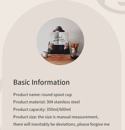 350/600ML Coffee Milk Frothing Pitcher Jug 304 Stainless Steel Precise Scale High Quality Latte Barista Professional CafeUtensil